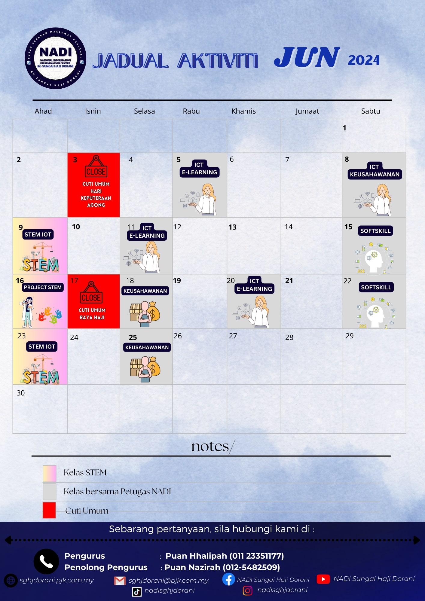 JADUAL AKTIVITI PEDI 2023 2